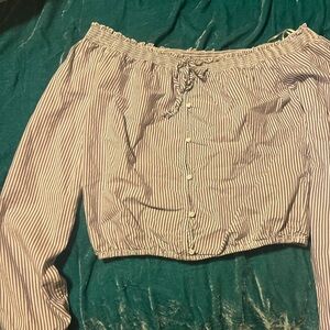 Off the shoulder Aeropostale shirt
